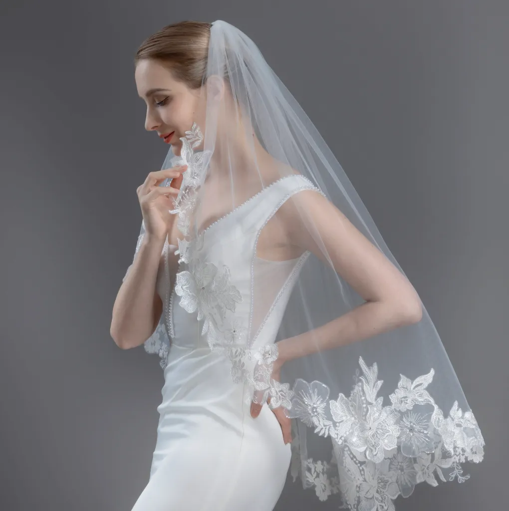 Veil Blanca Bridal Ivory White Short Long Tampa Near Me E.webp