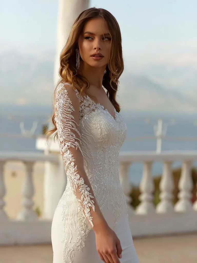 Most Beautiful Gowns Tampa Bay Blanca Bridal Lace Satin Blanca Bridal Florida3.webp