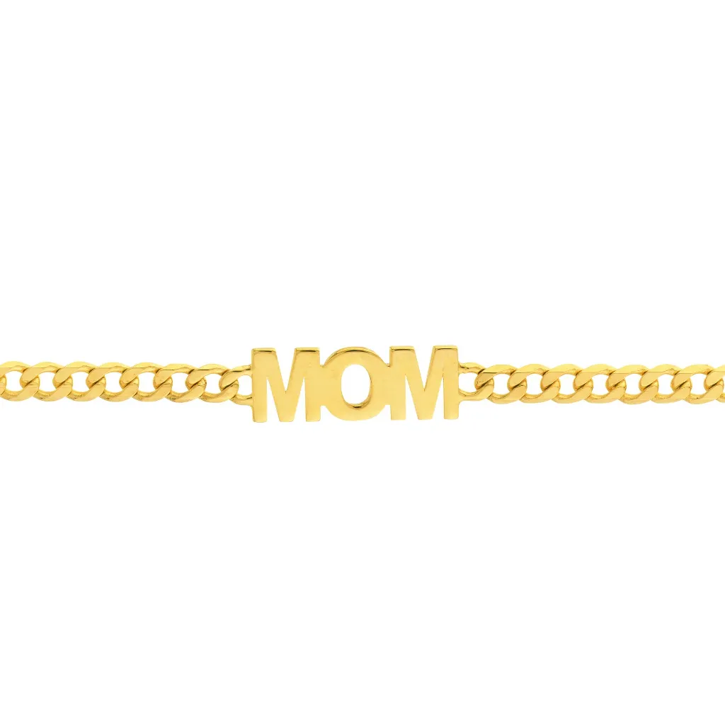 Mom Bracelet Gold 14K Blanca Bridal 3.webp