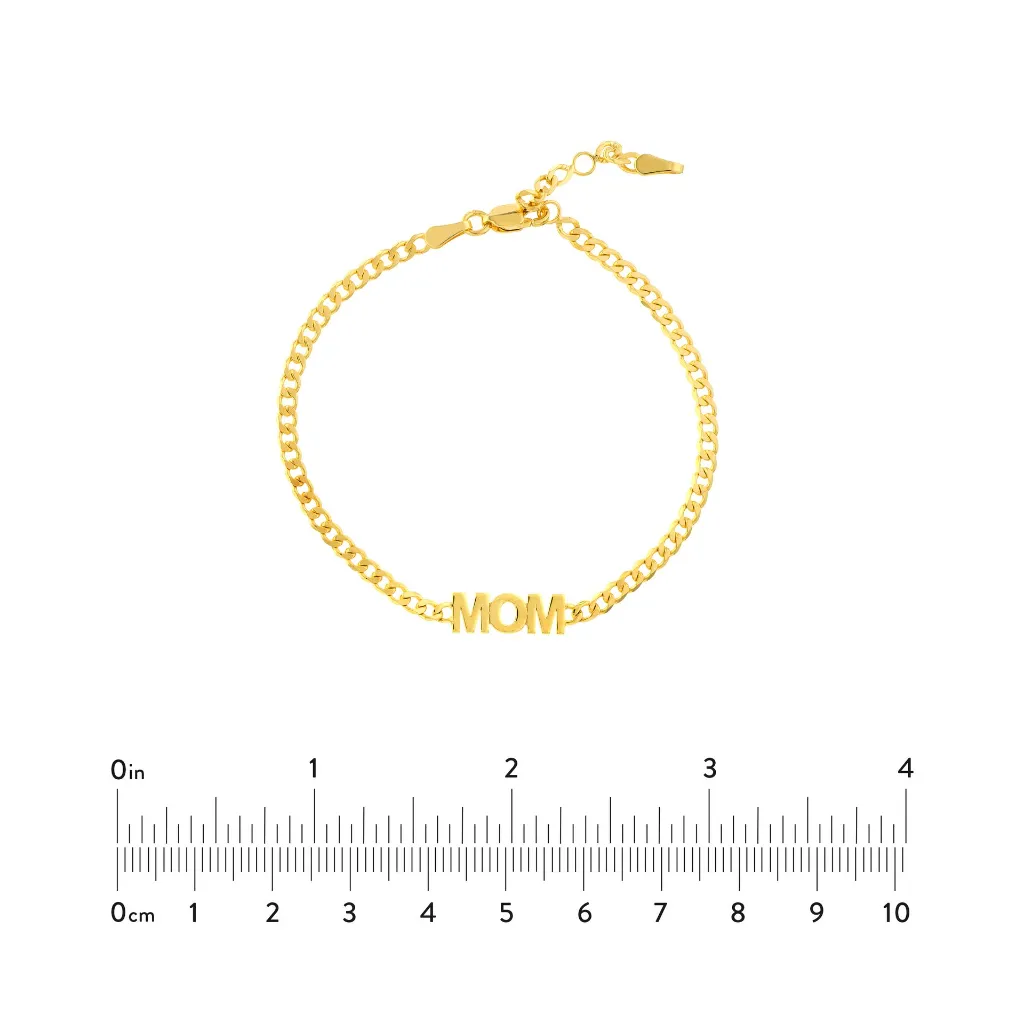 Mom Bracelet Gold 14K Blanca Bridal 2.webp