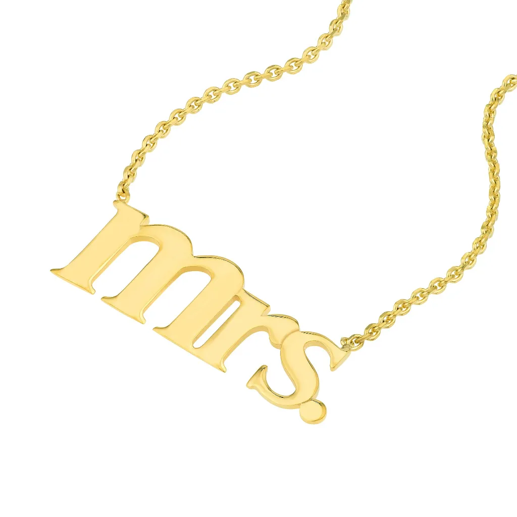 Mrs Bride Tampa Blanca Bridal Necklace Gift Wedding.webp