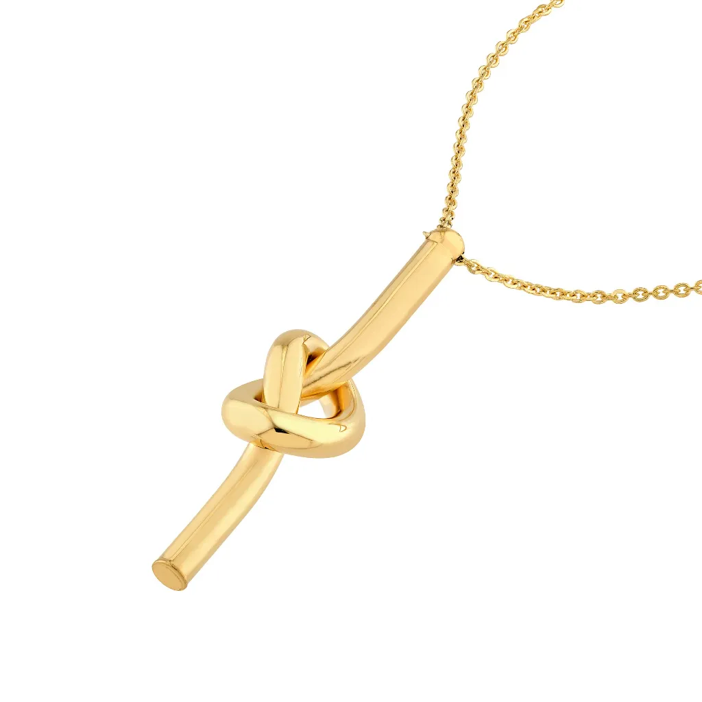 Love Knot Pendant Necklace Blanca Bridal Tampa.webp
