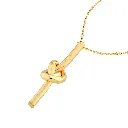 Love Knot Pendant Necklace Blanca Bridal Tampa.webp
