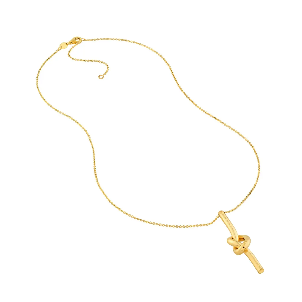 Love Knot Pendant Necklace Blanca Bridal Tampa 2.webp