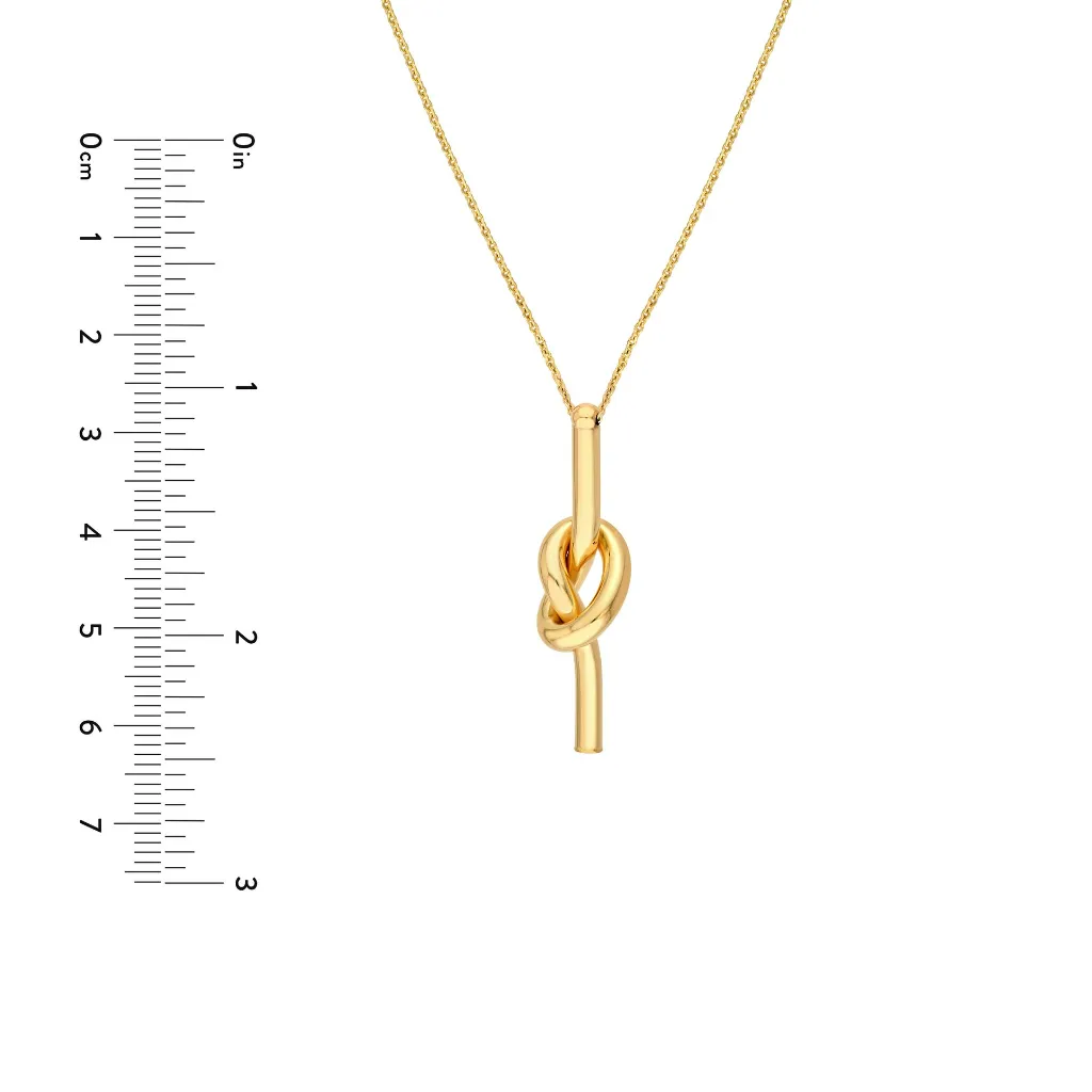 Love Knot Pendant Necklace Blanca Bridal Tampa 4.webp