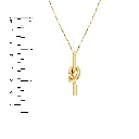 Love Knot Pendant Necklace Blanca Bridal Tampa 4.webp
