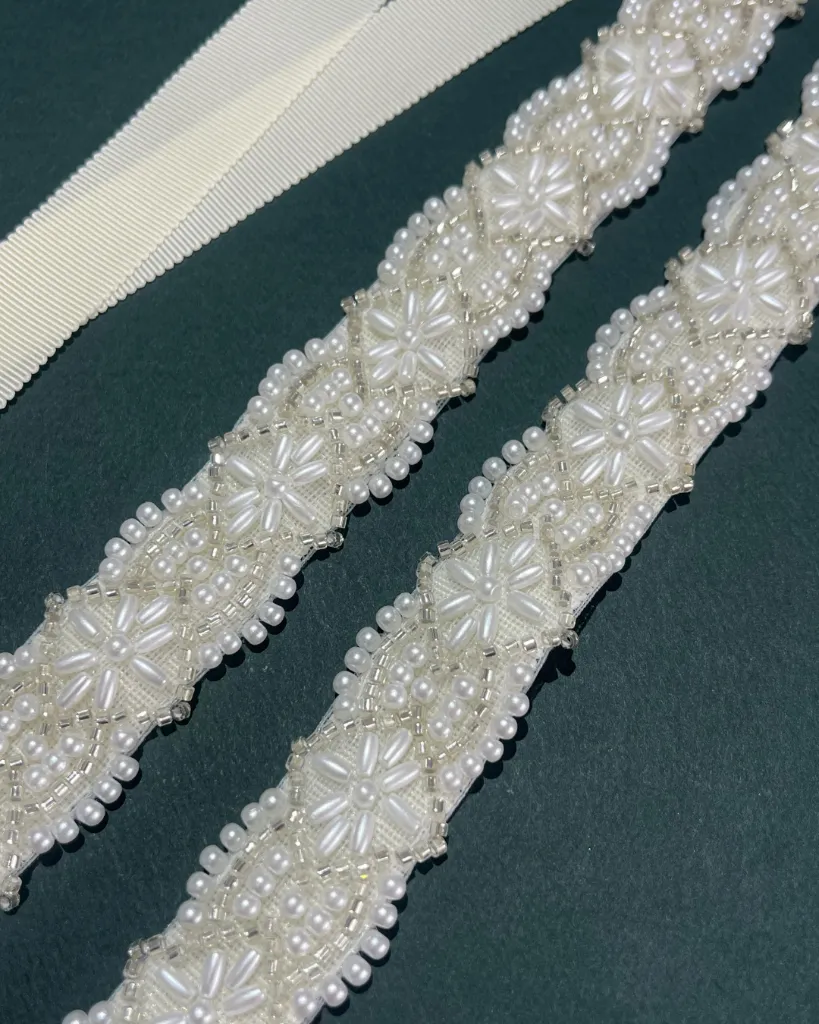 Blanca Bridal Belts Pearl Emblemish Tampa European Dresses3.webp