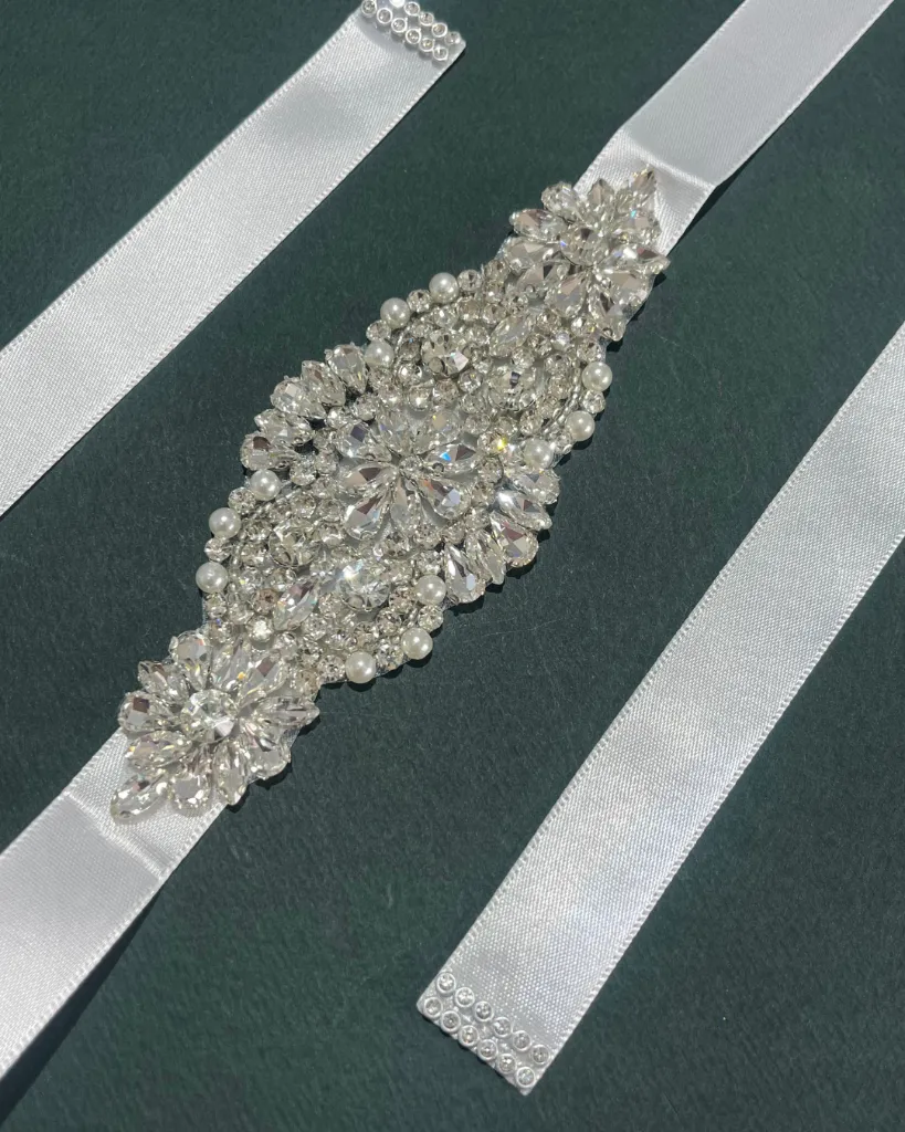 Blanca Bridal Belts Pearl Emblemish Tampa European Dresses14.webp