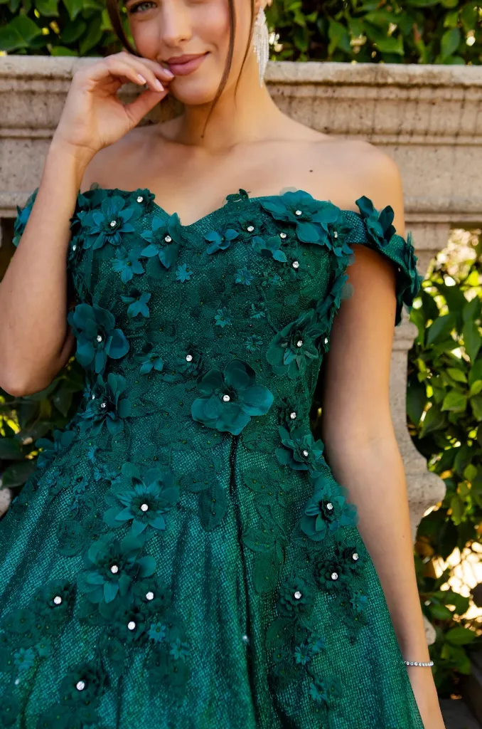 Cocktail Dress Green Emerald Tiffany Tampa bay Blanca Bridal 2.webp