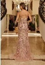 Beaded Tulle Lace-Up Evening Gown Tampa Blanca Bridal 6.webp