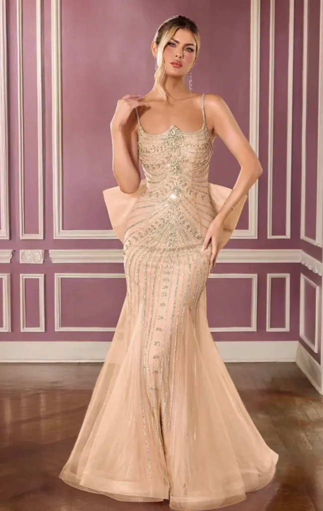 Gorgeous Champagne Dress Evening Blanca Bridal Tampa Bay 4.webp
