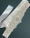Ivory Pearl Beaded Belt