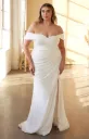 Off-the-Shoulder Fitted Gown