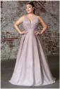Glitter Ombre A-Line Dress
