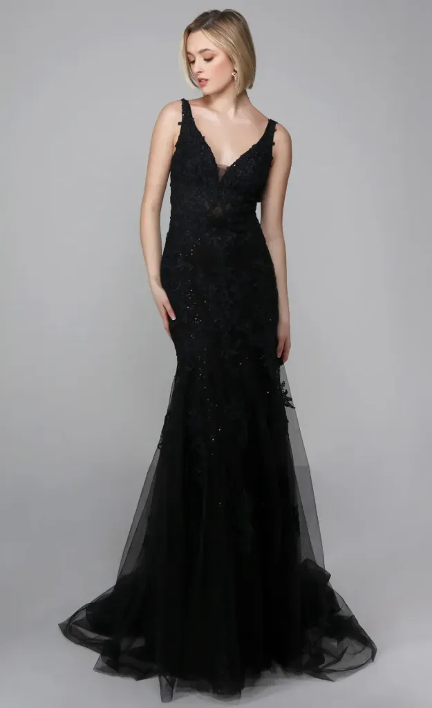 Lisette Evening Gown Black (34)