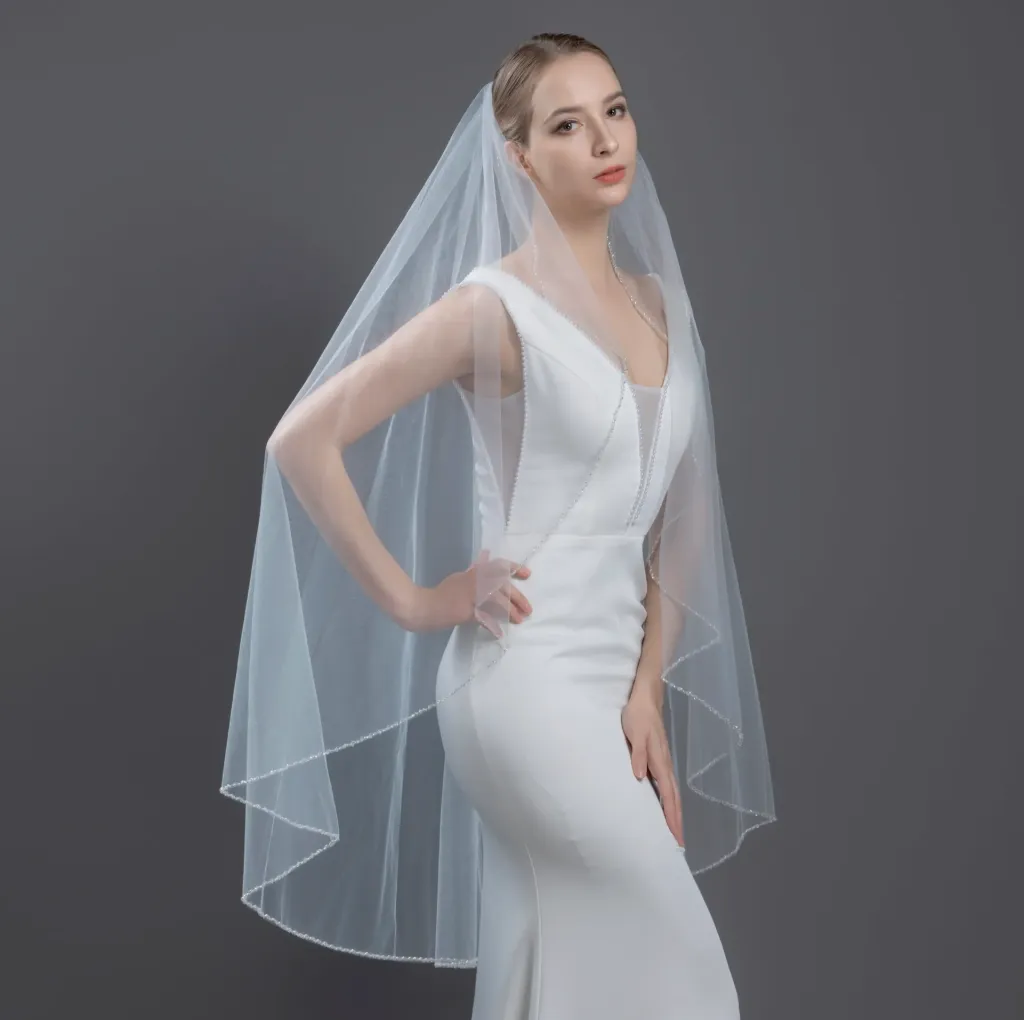 Veil with Crystals