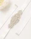 Crystal Belt Rhinestones White