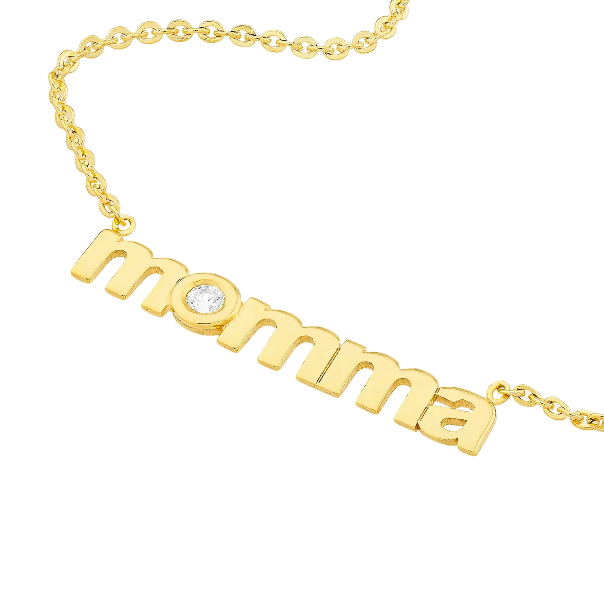 Momma Diamond Necklace