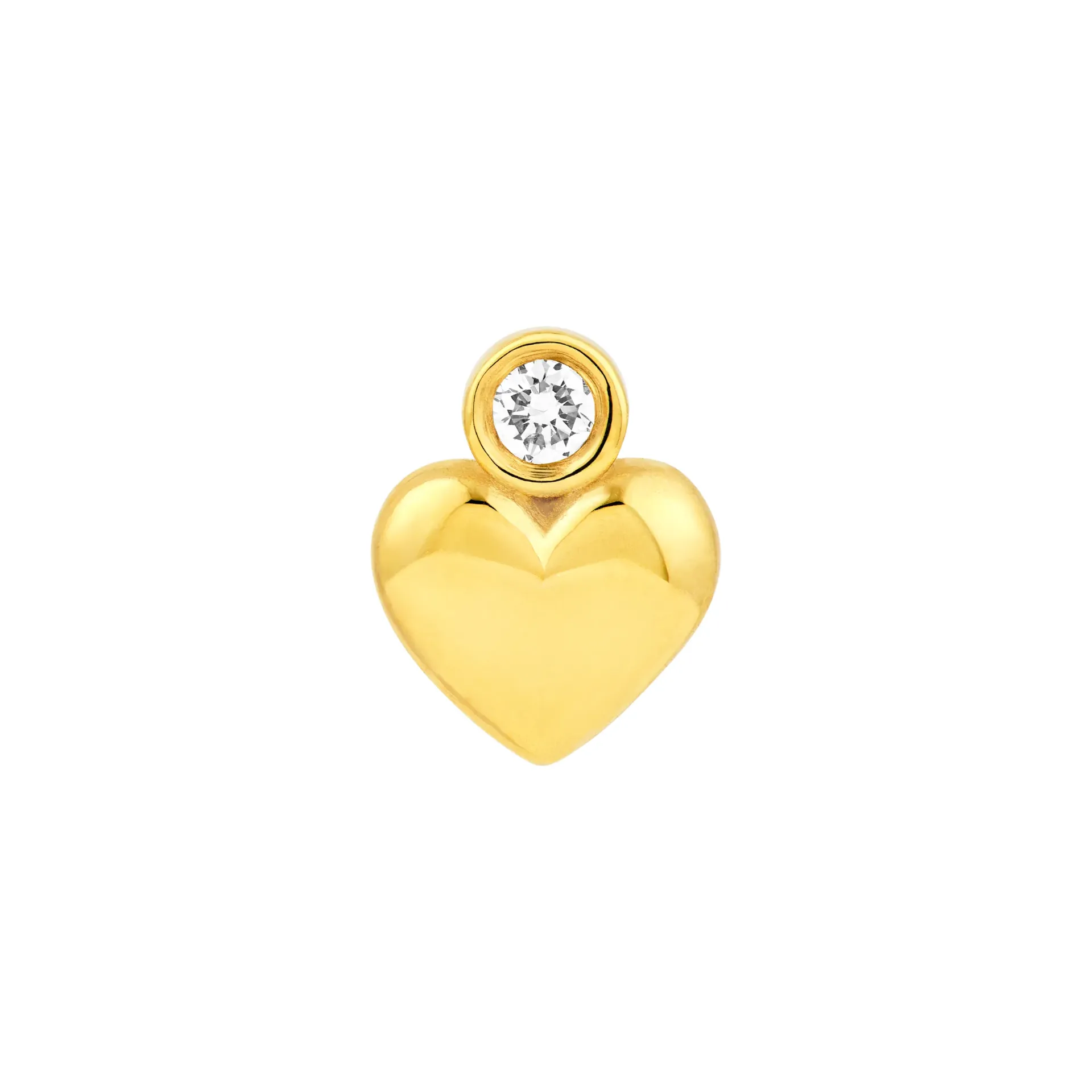 So You Diamond Heart Studs