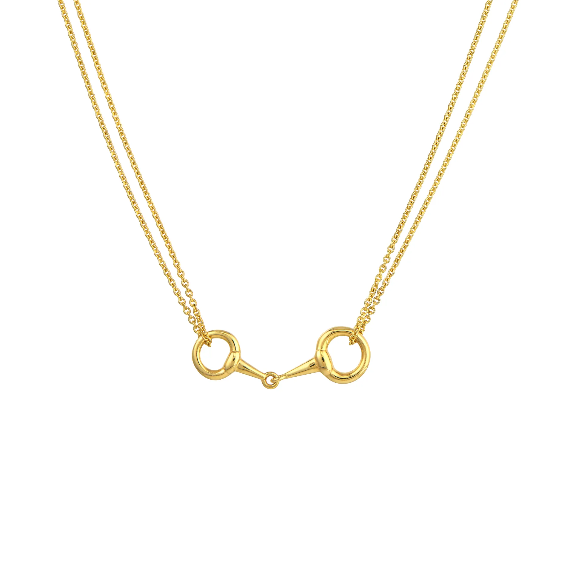 Strand Horse Bit Necklace